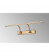 Walton Small 2 Arm Wall Lamp Picturex 14W LED 3000K 1070lm Antique Brass-3