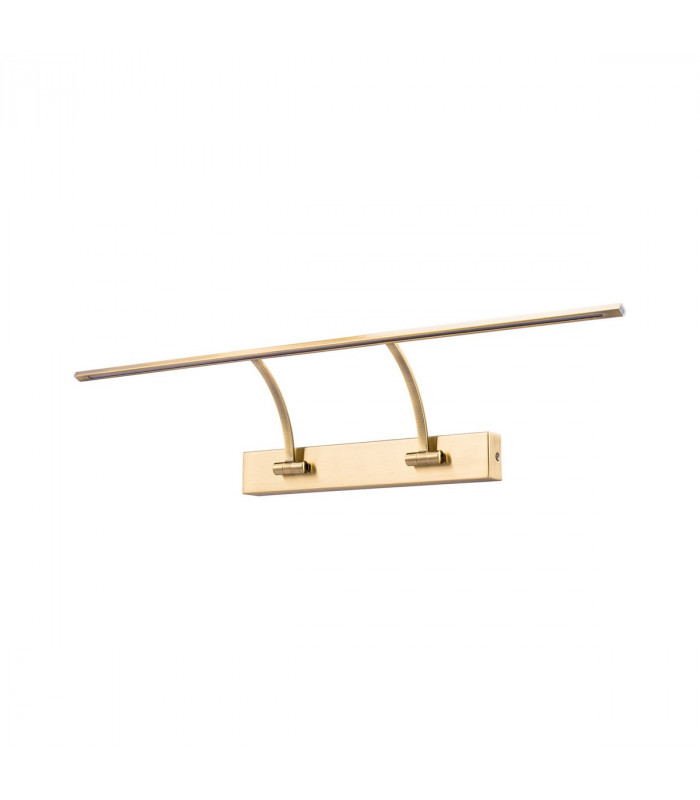 Walton Small 2 Arm Wall Lamp Picturex 14W LED 3000K 1070lm Antique Brass-4