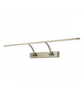 Walton Large 2 Arm Wall Lamp Picturex 16W LED 3000K 1200lm Antique Brass-1