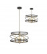 Freetown Ceiling Pendant 4 Light E14 Graphite Satin Nickel-1