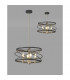 Freetown Ceiling Pendant 4 Light E14 Graphite Satin Nickel-3