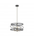 Freetown Ceiling Pendant 4 Light E14 Graphite Satin Nickel-9