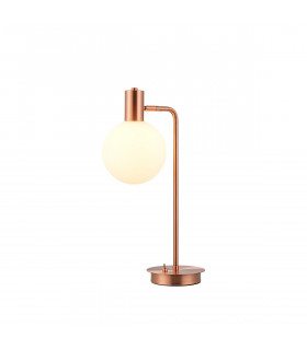 Newstead Adjustable Table Lamp G9 Antique Copper Opal-1