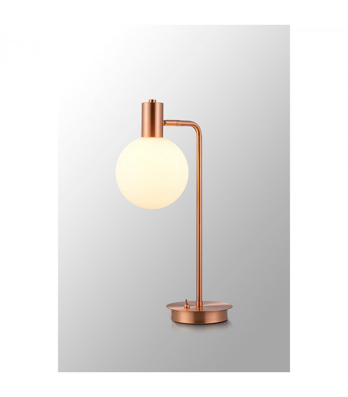 Newstead Adjustable Table Lamp G9 Antique Copper Opal-3