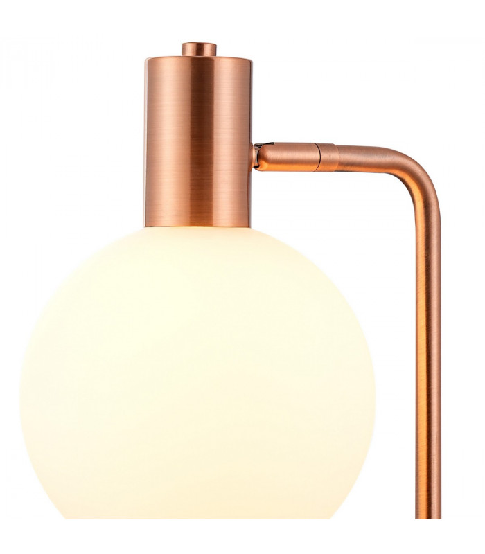 Newstead Adjustable Table Lamp G9 Antique Copper Opal-6
