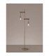 Hampton Floor Lamp 2 Light E27 Medium Oak Antique Brass-3