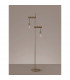 Hampton Floor Lamp 2 Light E27 Medium Oak Antique Brass-9