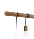 Hampton Ceiling Pendant 9 Light E27 Medium Oak Antique Brass-7
