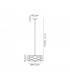 Milton Ceiling Pendant Convertible To Semi Flush 3 Light E14 Aged Gold Cream Fabric Shade-2