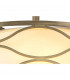 Milton Ceiling Pendant Convertible To Semi Flush 5 Light E14 Aged Gold Cream Fabric Shade-9