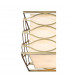 Milton Rectangle Ceiling Pendant Convertible To Semi Flush 5 Light E14 Aged Gold Cream Fabric Shade-7