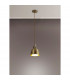 Carmel Small Ceiling Pendant E27 Satin Nickel Antique Brass Gold-3