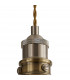 Carmel Small Ceiling Pendant E27 Satin Nickel Antique Brass Gold-8