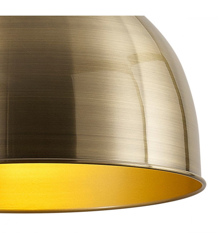 Carmel Large Ceiling Pendant E27 Satin Nickel Antique Brass Gold-10