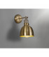 Carmel Adjustable Wall Lamp E27 Satin Nickel Antique Brass Gold-3
