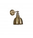 Carmel Adjustable Wall Lamp E27 Satin Nickel Antique Brass Gold-4