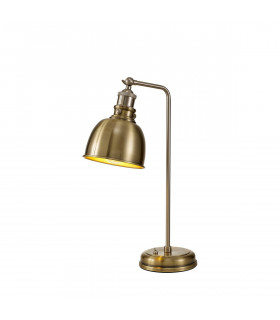 Carmel Adjustable Table Lamp E27 Satin Nickel Antique Brass Gold-1