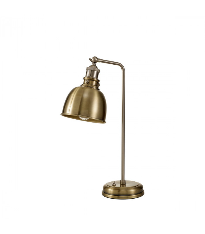 Carmel Adjustable Table Lamp E27 Satin Nickel Antique Brass Gold-4
