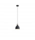 Carmel Small Ceiling Pendant E27 Graphite Satin Nickel Silver-1