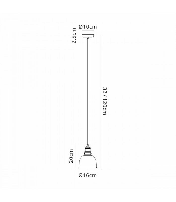 Carmel Small Ceiling Pendant E27 Graphite Satin Nickel Silver-2