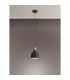Carmel Small Ceiling Pendant E27 Graphite Satin Nickel Silver-3