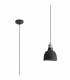 Carmel Small Ceiling Pendant E27 Graphite Satin Nickel Silver-4