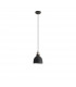 Carmel Small Ceiling Pendant E27 Graphite Satin Nickel Silver-6