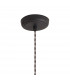 Carmel Small Ceiling Pendant E27 Graphite Satin Nickel Silver-7