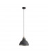 Carmel Medium Ceiling Pendant E27 Graphite Satin Nickel Silver-4