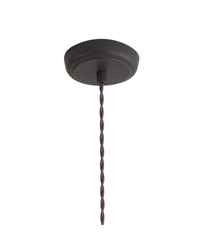 Carmel Medium Ceiling Pendant E27 Graphite Satin Nickel Silver-6