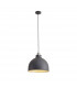 Carmel Large Ceiling Pendant E27 Graphite Satin Nickel Silver-1