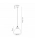 Carmel Large Ceiling Pendant E27 Graphite Satin Nickel Silver-2
