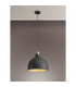 Carmel Large Ceiling Pendant E27 Graphite Satin Nickel Silver-3