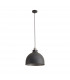 Carmel Large Ceiling Pendant E27 Graphite Satin Nickel Silver-6