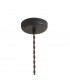 Carmel Large Ceiling Pendant E27 Graphite Satin Nickel Silver-7