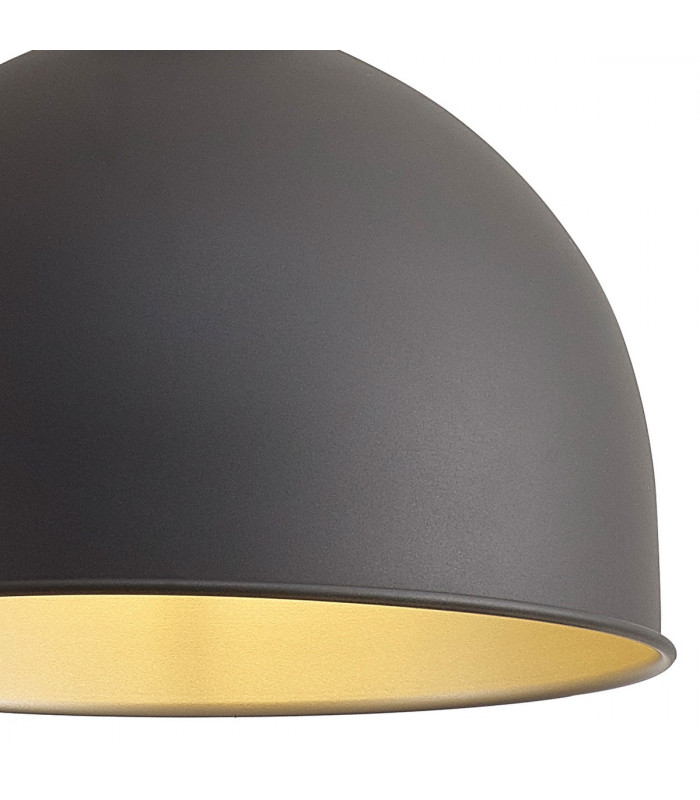 Carmel Large Ceiling Pendant E27 Graphite Satin Nickel Silver-9