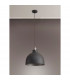 Carmel Large Ceiling Pendant E27 Graphite Satin Nickel Silver-10