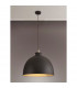 Carmel Xtra Large Ceiling Pendant E27 Graphite Satin Nickel Silver-3