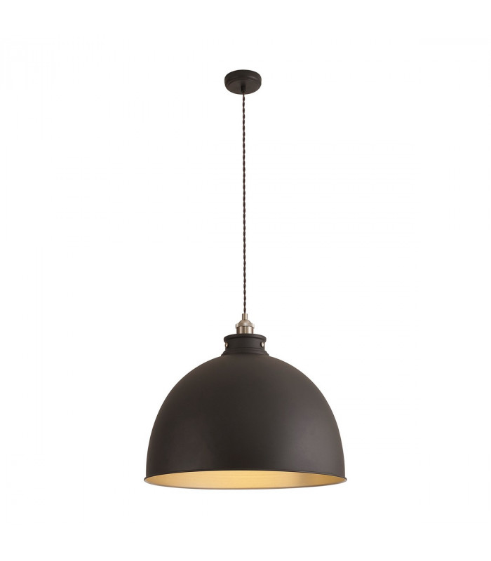 Carmel Xtra Large Ceiling Pendant E27 Graphite Satin Nickel Silver-4