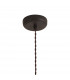 Carmel Xtra Large Ceiling Pendant E27 Graphite Satin Nickel Silver-6