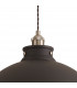 Carmel Xtra Large Ceiling Pendant E27 Graphite Satin Nickel Silver-7