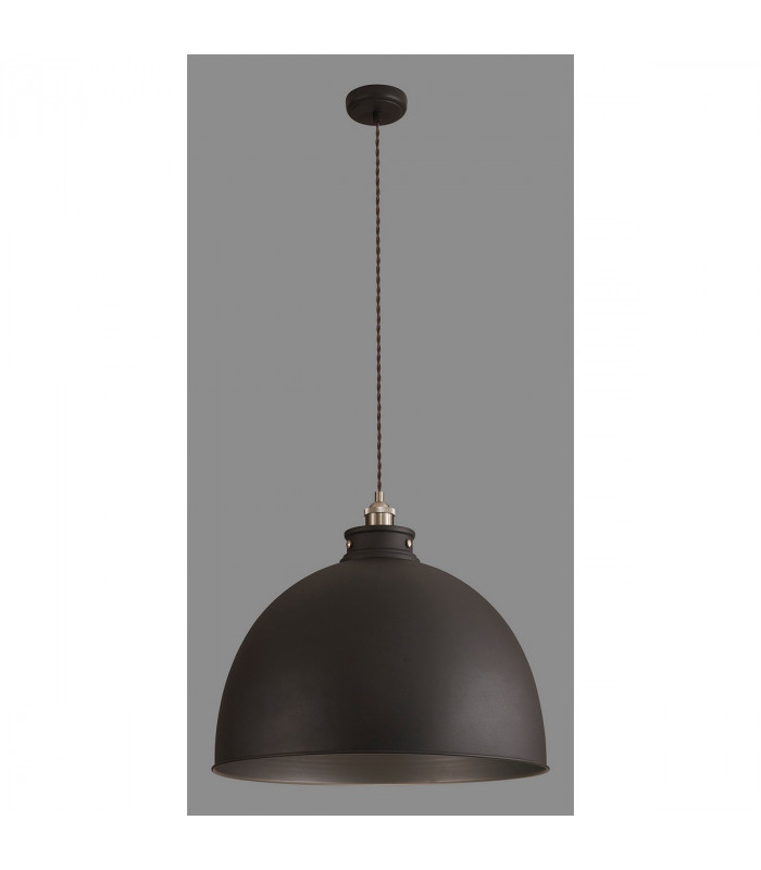 Carmel Xtra Large Ceiling Pendant E27 Graphite Satin Nickel Silver-10