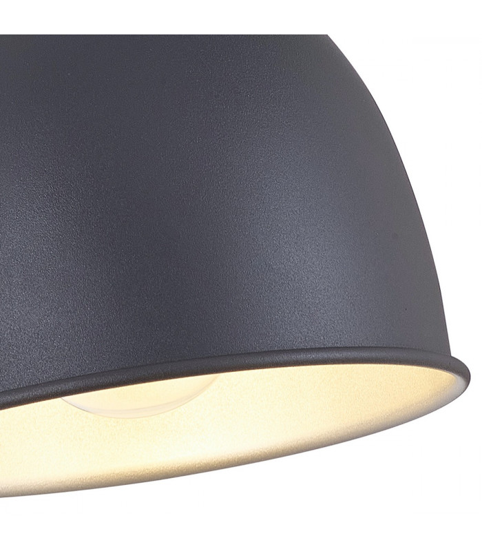 Carmel Adjustable Wall Lamp E27 Graphite Satin Nickel Silver-6