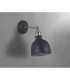 Carmel Adjustable Wall Lamp E27 Graphite Satin Nickel Silver-7