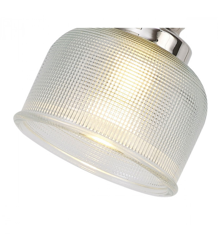 DeRuyter Table Lamp E27 Polished Nickel Prismatic Glass-7