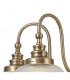 DeRuyter Semi Flush Ceiling Pendant 5 Light E27 Antique Brass Prismatic Glass-8