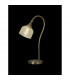 DeRuyter Table Lamp E27 Antique Brass Prismatic Glass-3
