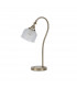 DeRuyter Table Lamp E27 Antique Brass Prismatic Glass-4
