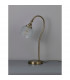 DeRuyter Table Lamp E27 Antique Brass Prismatic Glass-8