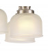 DeRuyter Semi Flush Ceiling Pendant 8 Light E27 Satin Nickel Frosted Glass-10